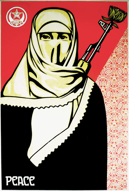 Shepard Fairey, ‘Revolutionary Muslim Woman ’, 2005, EHC Fine Art