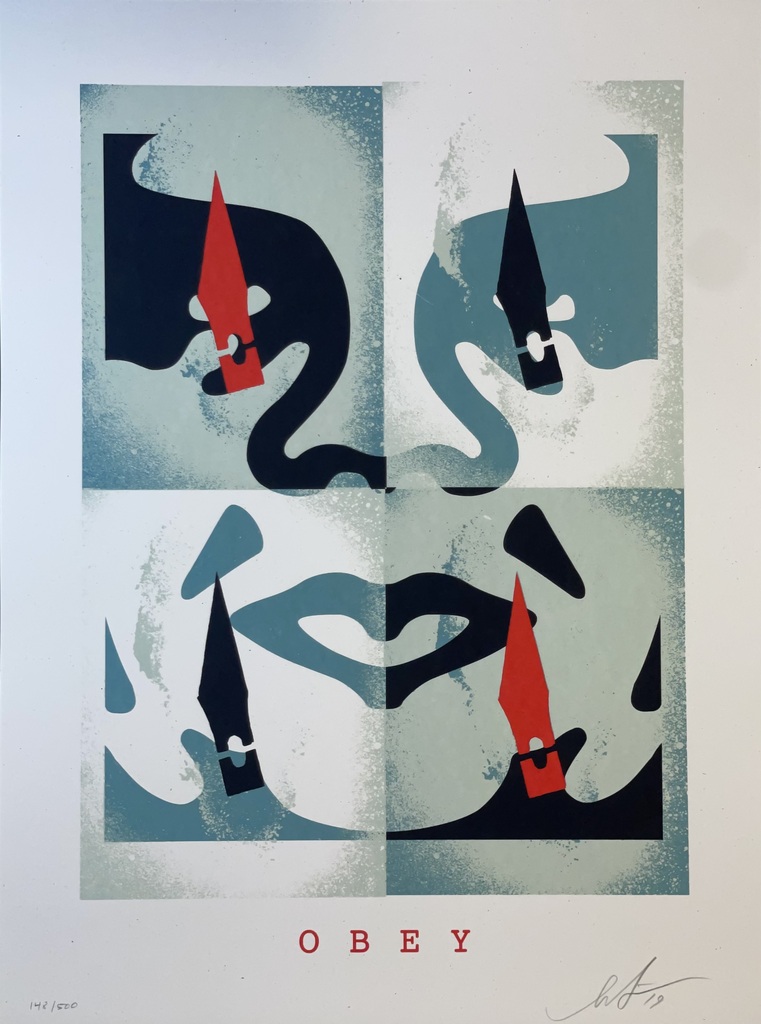 Cut It Up Do It Yourself, Blue, Shepard Fairey