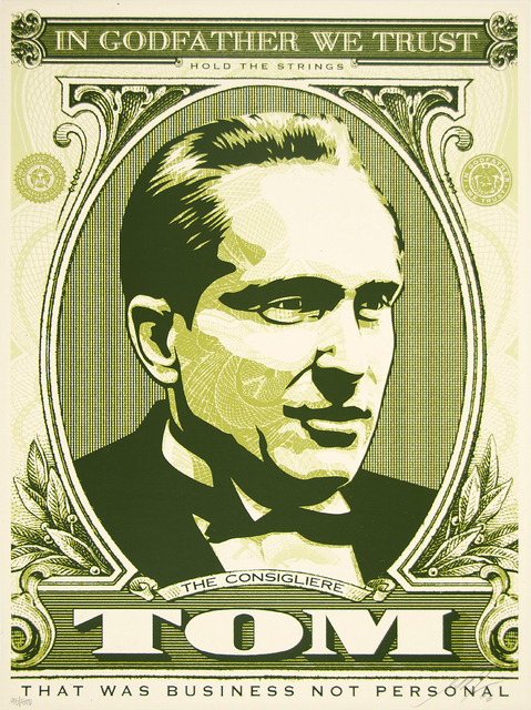 Shepard Fairey (OBEY), ‘Tom (God Father Matching Numbers Set)’, 2006, Heather James Fine Art Gallery Auction