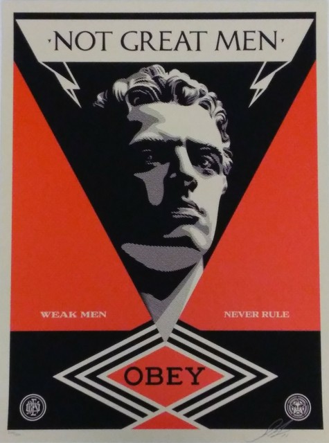 Shepard Fairey, ‘Not great Men’, 2013, DIGARD AUCTION