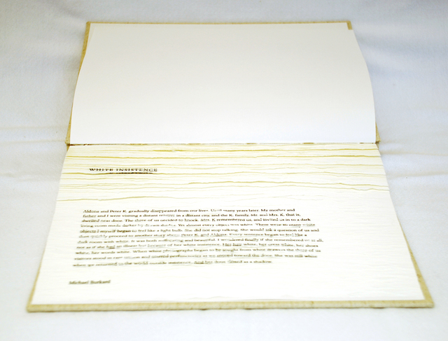 Buzz Spector, ‘White Insistence’, 2009, Bruno David Gallery