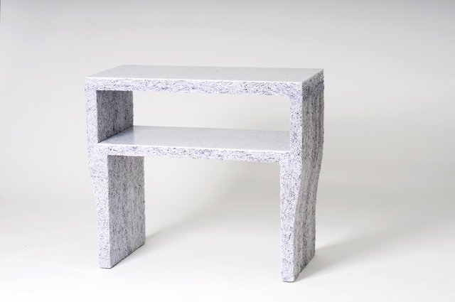 Jens Praet, ‘Side Table’, 2011, Design/Decorative Art, Shredded documents and binding agent