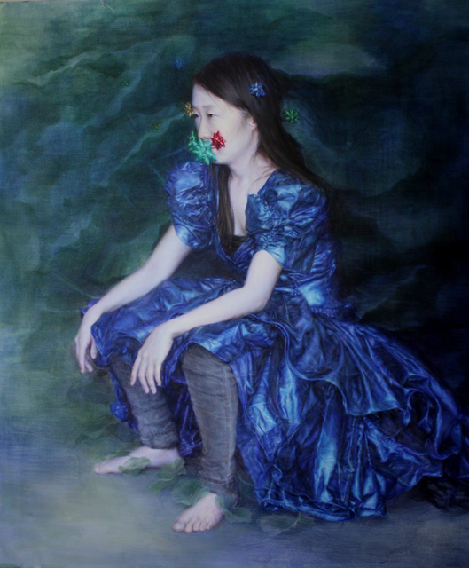 JIYUN CHEON, ‘Gift Girl 3’, 2017, Painting, Acrylic on canvas, Aki Gallery