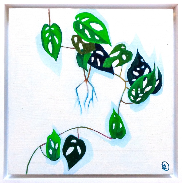 Julia Deckman, ‘Uprooted Vine Study’, 2019, Painting, Oil on panel, framed, Miller Gallery Charleston