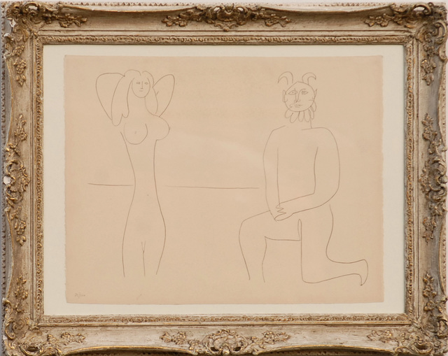 Pablo Picasso, ‘Mes Dessins d'Antibes - Femme et Faune’, 1958, Tanya Baxter Contemporary