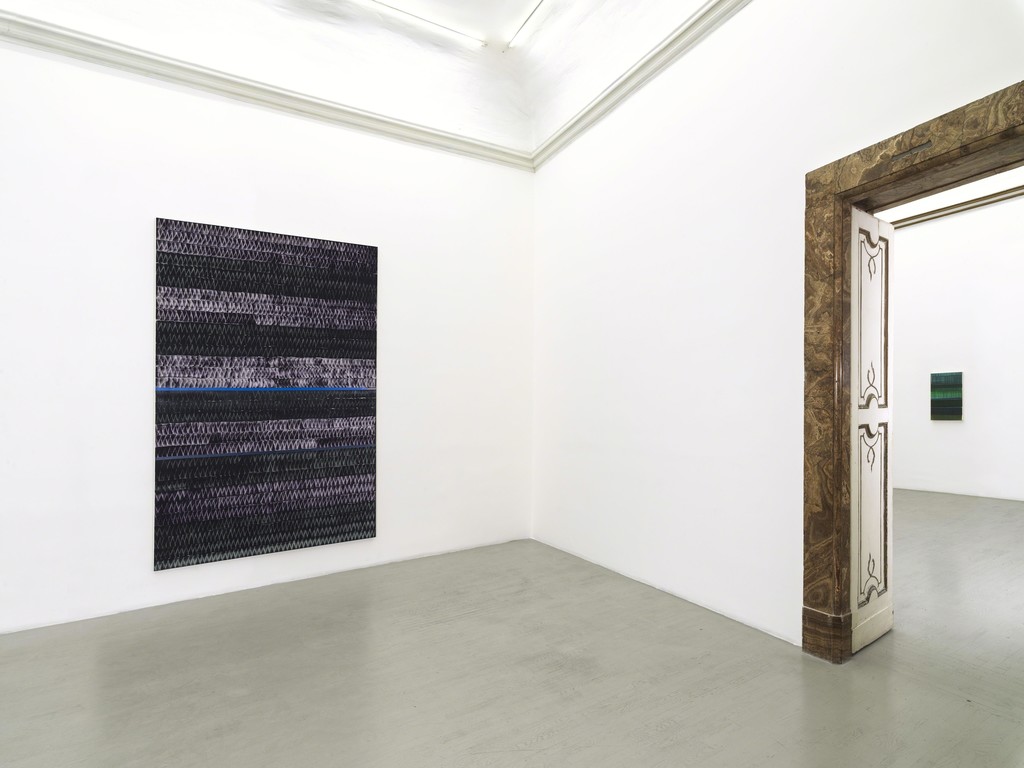 Juan Uslé - Pedramala - partial view of the exhibition - December 2018 – Galleria Alfonso Artiaco, Napoli - photo credit: Luciano Romano Juan Uslé - Pedramala - partial view of the exhibition - December 2018 – Galleria Alfonso Artiaco, Napoli - photo credit: Luciano Romano