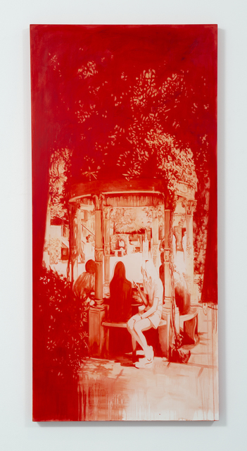 Ruby Swinney, ‘Dome’, 2019, Painting, Oil on silk, WHATIFTHEWORLD