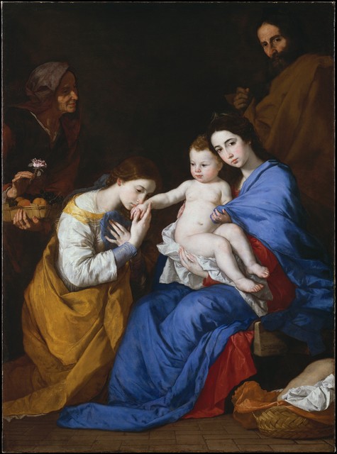 Jusepe de Ribera, ‘The Holy Family with Saints Anne and Catherine of Alexandria’, 1648, The Metropolitan Museum of Art