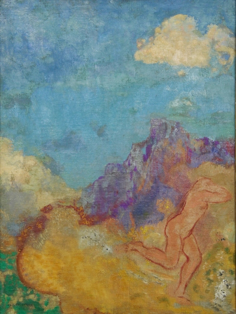Odilon Redon, ‘La fuite’, 1910, Painting, Oil on canvas, Henze & Ketterer & Triebold