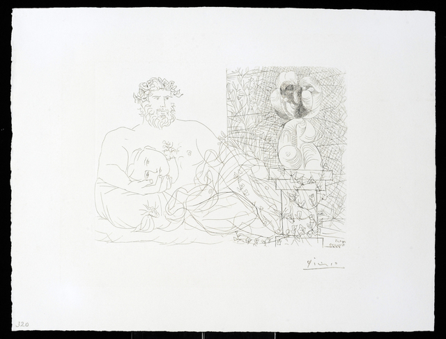 Pablo Picasso, ‘Vollard Suite – Sculptor and Model’, 1933, Print, Etching, Vanessa Villegas Art Advisory