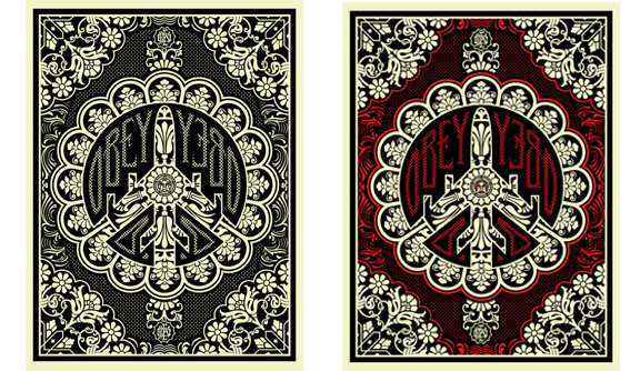 Shepard Fairey, ‘Peace Bomber (set of 2)’, 2008, EHC Fine Art