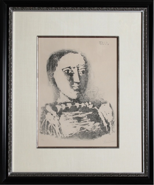 Pablo Picasso, ‘Le Chandail Brode (Bloch 729)’, 1953, Print, Lithograph on Arches Paper, Sager Braudis Gallery