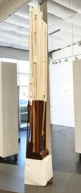 Trent Burkett, ‘Construction Study #1’, 2016, Sculpture, Marble, paint, wood, metal, found object & dammar resin, JAYJAY