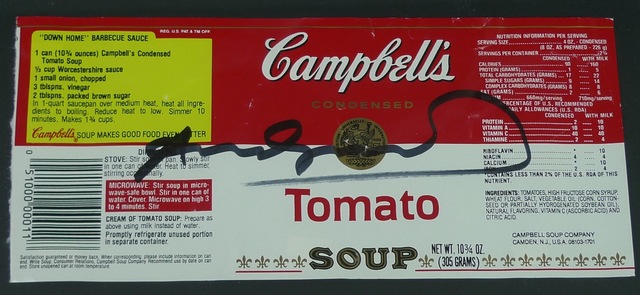 Andy Warhol, ‘Campbells Soup Label’, Bengtsson Fine Art