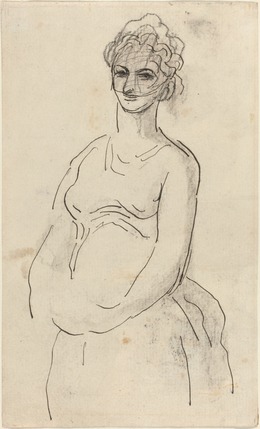 Honoré Daumier, ‘Woman with Veil’, National Gallery of Art, Washington, D.C.