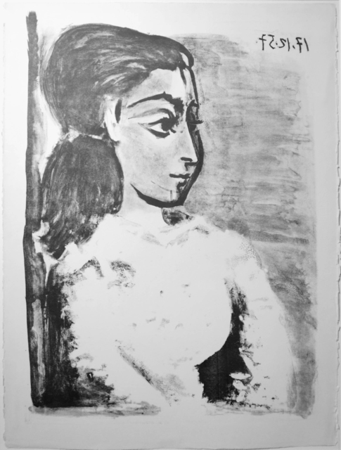 Pablo Picasso, ‘Buste de Femme au Corsage blanc (Jacqueline de profil)’, 17.12.1957, Galerie Ostendorff
