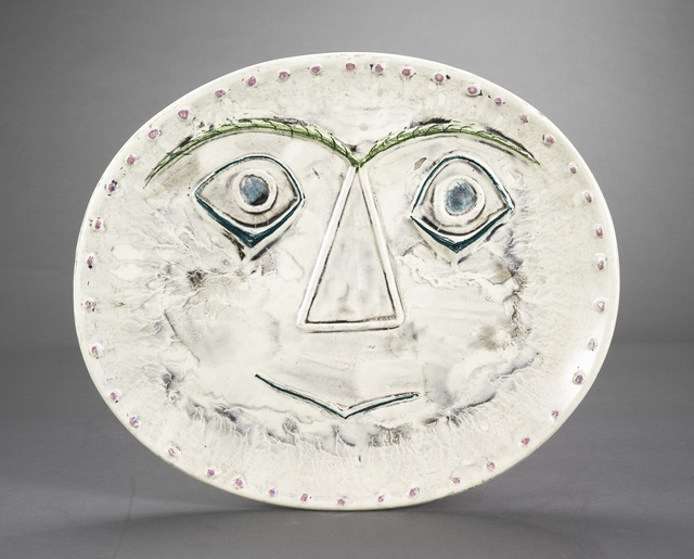 Pablo Picasso, ‘Visages géométrique (recto); Pastelles et patine (verso) (A.R. 357)’, 1956, Sotheby's