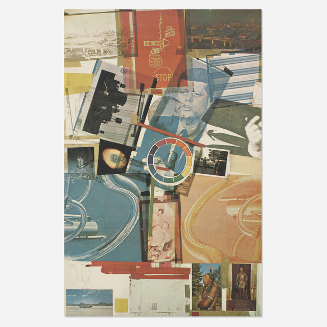 Robert Rauschenberg, ‘Core Poster’, 1965, Posters, Offset color lithograph and screenprint with varnish on wove paper, Rago/Wright