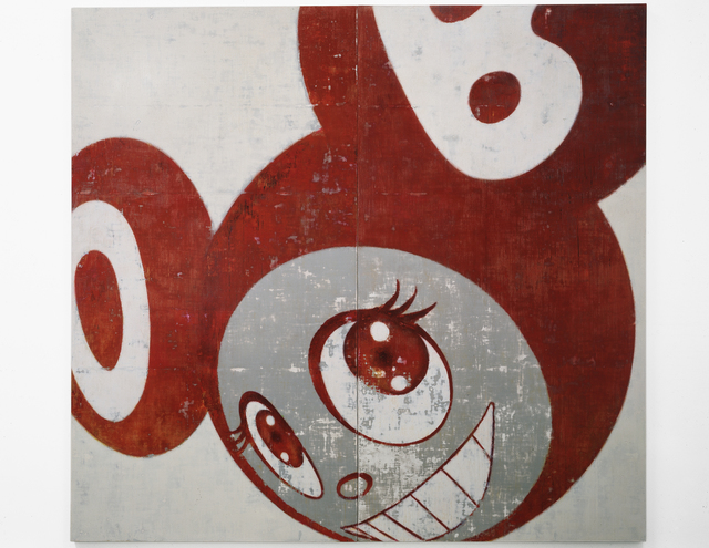Takashi Murakami, ‘And Then, And Then And Then And Then And Then (Red)’, 1996, Painting, Acrylic on canvas, mounted on board, MCA Chicago