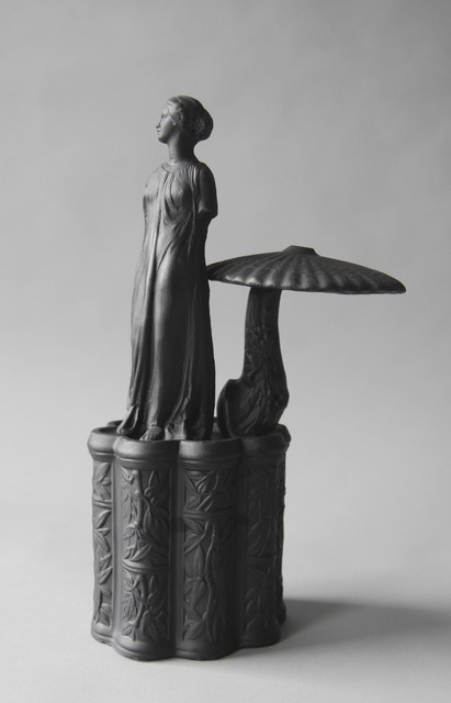 Matt Smith, ‘Woman with Mushroom’, 2018, Print, Black Parian, Cynthia Corbett Gallery