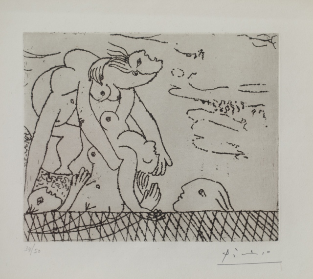 Pablo Picasso, ‘Le Sauvetages de la Noyee I’, 1932, Rachael Cozad Fine Art