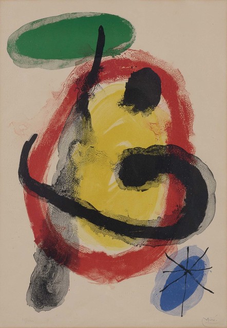 Joan Miró, ‘EXPOSITION PEINTURES MURALES (M. 227)’, 1961, Doyle