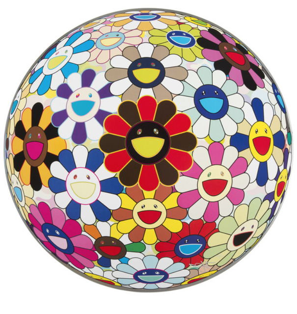 Takashi Murakami, ‘FLOWERBALL (LOTS OF COLORS)’, 2013, Print, Offset lithograph on paper, Marcel Katz Art