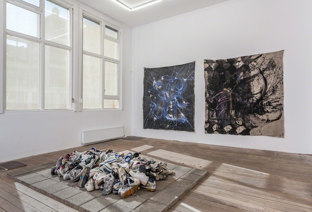 Installation view of Abstract Vandalism with work by Niels Shoe Meulman. Photo Peter Tijhuis. Installation view of Abstract Vandalism with work by Niels Shoe Meulman. Photo Peter Tijhuis.