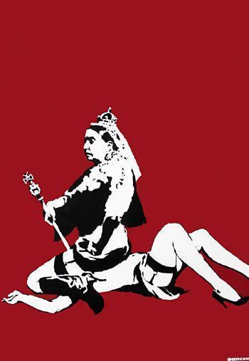 Banksy - Queen Victoria