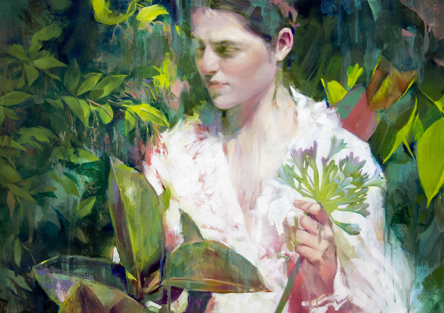 Jafet Blanch, ‘Esmerla’, ca. 2018, Painting, Mixed media on linen, N2 Galería