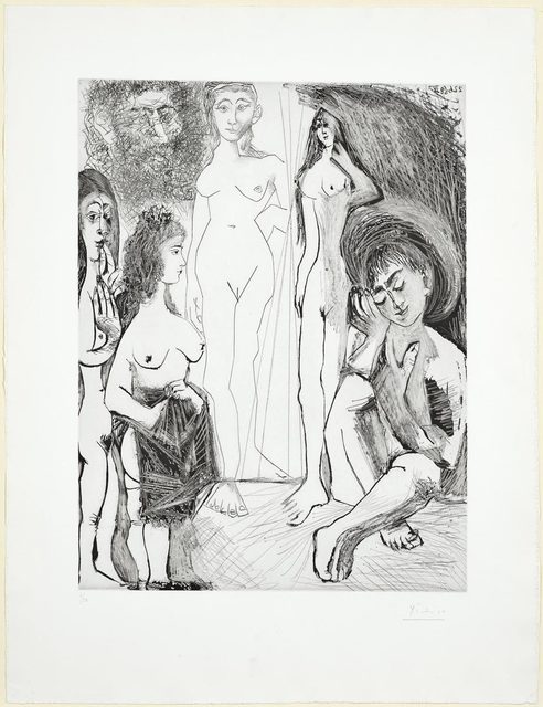 Pablo Picasso, ‘Jeune garçon rêvant: Les femmes!’, 1968, Koller Auctions