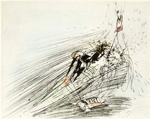 Salvador Dalí, ‘Faust et Marguerite’, 1968, Print, Etching, Puccio Fine Art