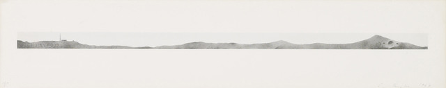 Ed Ruscha, ‘Hollywood with Observatory’, 1969, Print, Lithograph in colours on BFK Rives calendered paper, Christie's