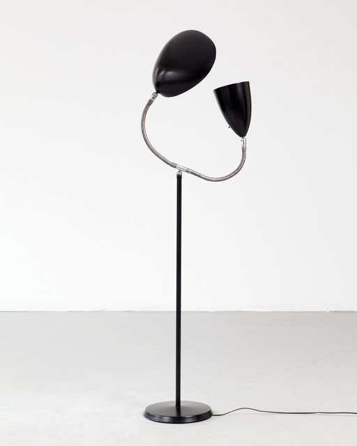 Greta Magnusson Grossman, ‘Floor lamp with one "Grasshopper" shade and one "Cobra" shade’, 1950, R & Company