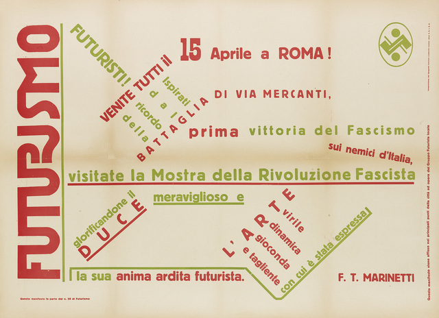 Lamberto Leandri, ‘FUTURISMO’, 1932, Swann Auction Galleries