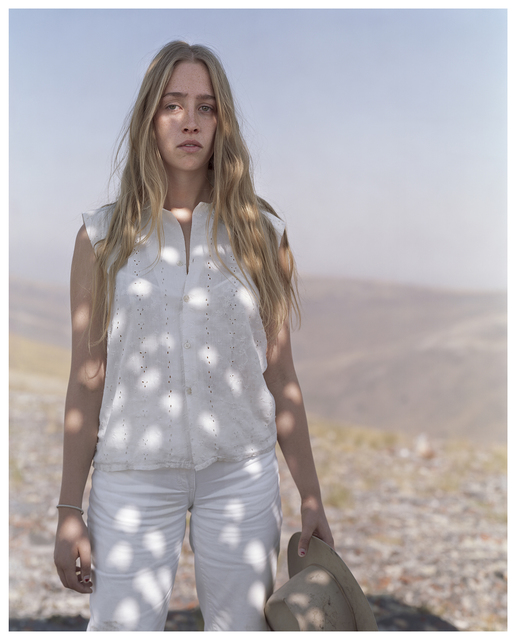 Laura McPhee, ‘Isobel During the Solar Eclipse, Above Thousand Springs, Custer County, Idaho, 2017 1/5’, Photography, Archival pigment print, Gail Severn Gallery