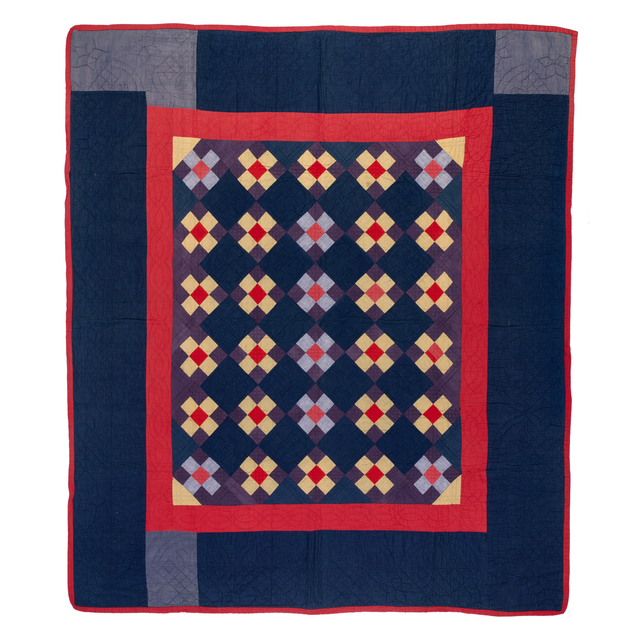 ‘Nine Patch’, circa 1920, Textile Arts, Coton, PIASA