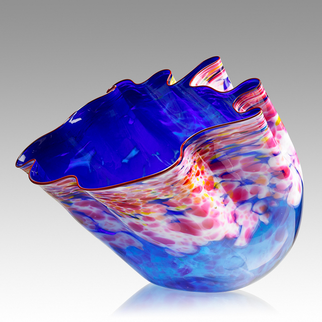 Dale Chihuly, ‘Large blue and pink Macchia, Seattle, WA’, 1984, Design/Decorative Art, Blown glass, Rago/Wright