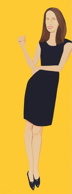 Alex Katz, ‘Black dress Christy’, 2015, Drawing, Collage or other Work on Paper, Screen print, Galerie Barbara von Stechow