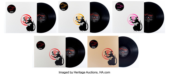 Banksy, ‘Radar Rat Dirty Funker (Brown)’, 2008, Heritage Auctions
