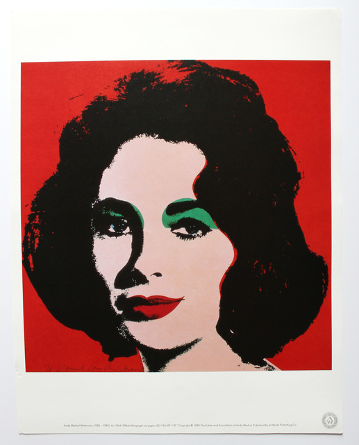 Andy Warhol, ‘Liz’, 1989, EHC Fine Art Gallery Auction