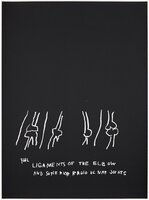 Jean-Michel Basquiat - Ligaments of the Elbow, Etc., from Anatomy