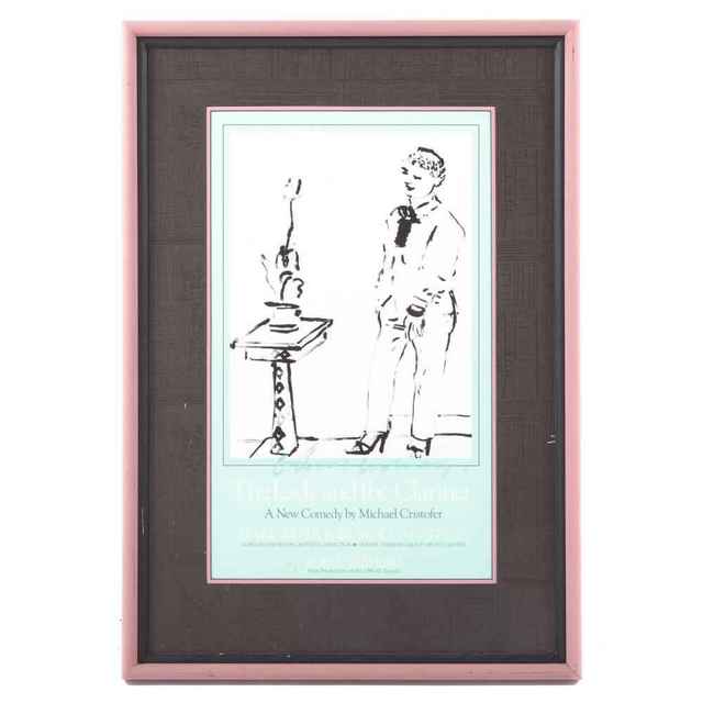 David Hockney, ‘Celia Musing for Lady & the Clarinet’, 1979-1980, Print, Exhibit Poster, Leviton Fine Art