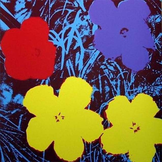 Andy Warhol, ‘Flowers VIII’, 1970, Print, Screenprint in colors on museum board, michael lisi / contemporary art