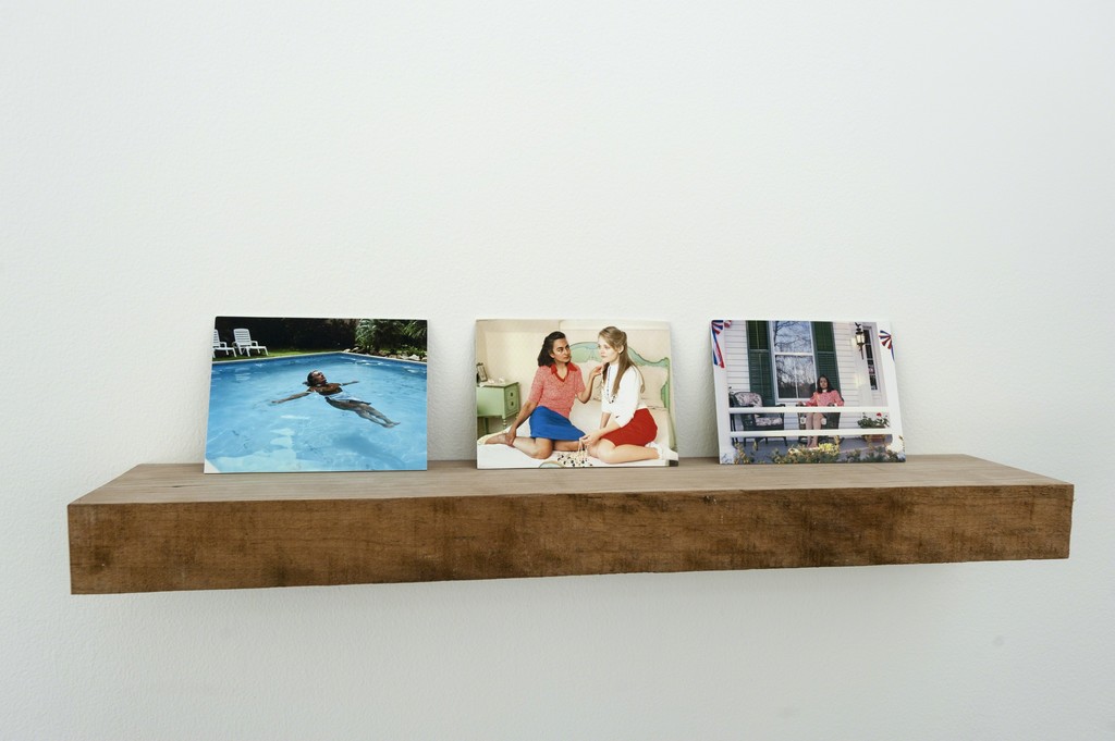 Do/Tell: Erin Bernard, Heather Hart, Rachelle Mozman, and Akosua Adoma Owusu, 2015, installation view, Institute of Contemporary Art, University of Pennsylvania. Photo: Constance Mensh. Do/Tell: Erin Bernard, Heather Hart, Rachelle Mozman, and Akosua Adoma Owusu, 2015, installation view, Institute of Contemporary Art, University of Pennsylvania. Photo: Constance Mensh.
