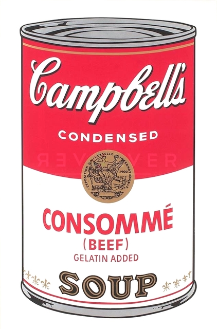 Andy Warhol, ‘Campbell's Soup: Consommé (FS II.52) ’, 1968, Print, Screenprint on Paper, Revolver Gallery