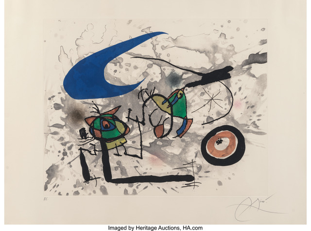 Joan Miró, ‘Pygmées Sous La Lune’, 1972, Heritage Auctions