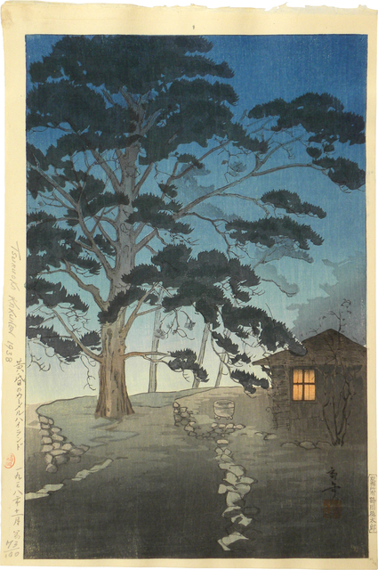 Kakunen Tsuruoka, ‘Carmel Highland at Twilight’, 1938, Scholten Japanese Art