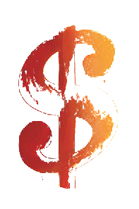 Andy Warhol, ‘Dollar Sign (Orange & Red)’, 1982, David Benrimon Fine Art