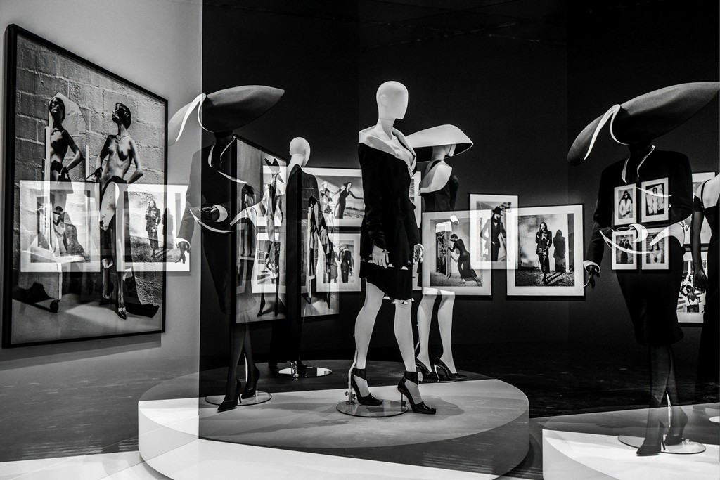 View of the exhibition Thierry Mugler: Couturissime. Montreal Museum of Fine Arts. Photo © Nicolas Ruel View of the exhibition Thierry Mugler: Couturissime. Montreal Museum of Fine Arts. Photo © Nicolas Ruel